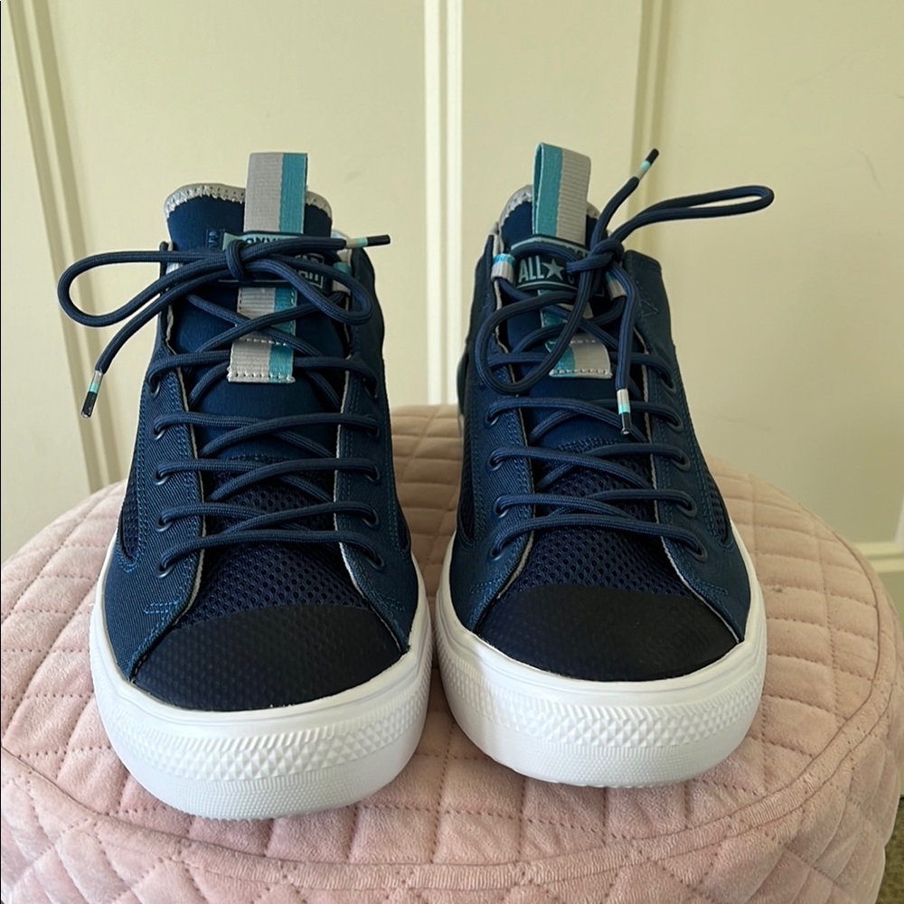 Converse Navy Blue High-Top Sneakers